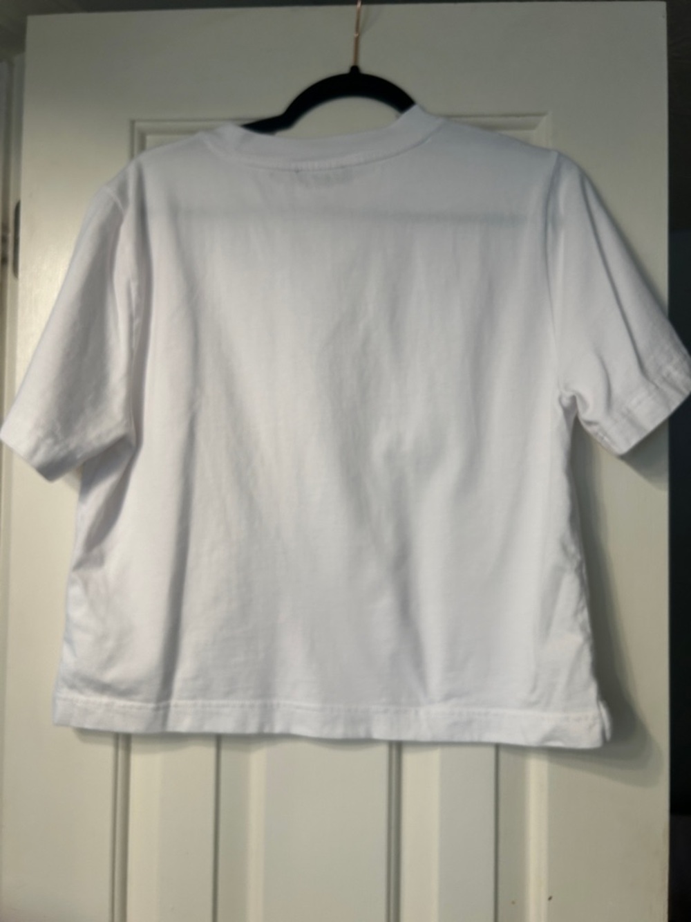 J. Crew relaxed premium-weight cropped T-shirt NWOT - Picture 7 of 9